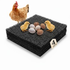 CLOCAL Chicken Nesting Box Pads  4PC Washable Nesting Mats 12"x12" Durable ...