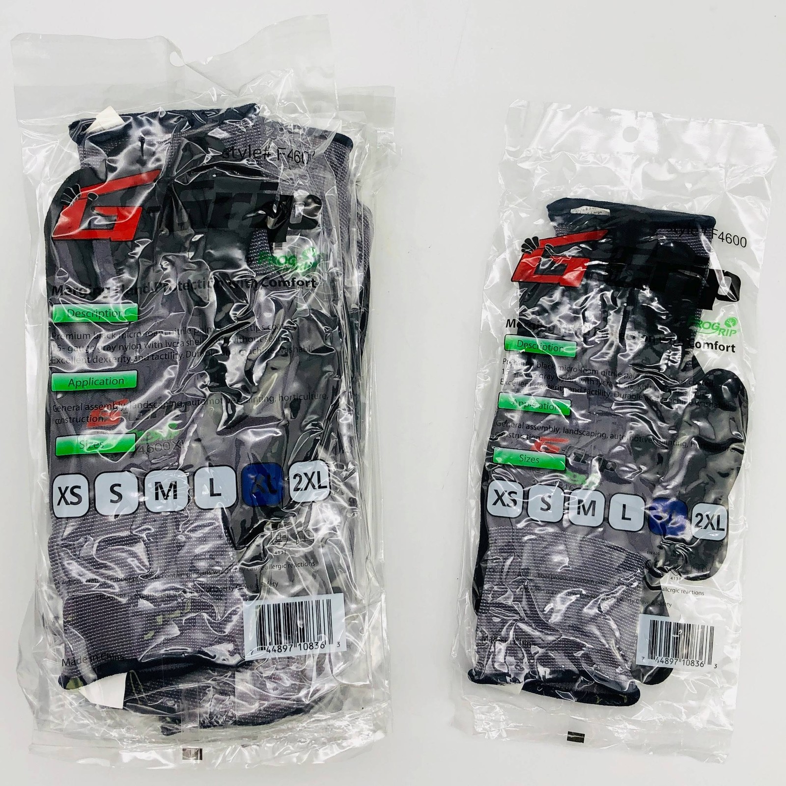 Liberty P-Grip F4600XL Work Glove Size XL Nitrile Micro Foam Palm 13gau 12 Pairs