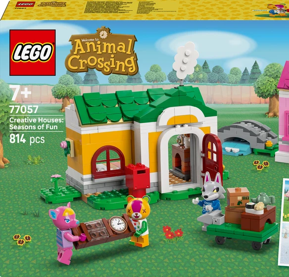 LEGO Animal Crossing 77057 Casas Creativas Temporadas de Diversión 814 piezas Kit de Construcción Foto 3 de 4