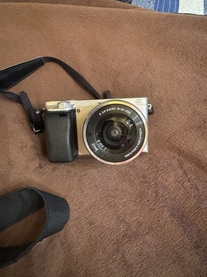 Sony Alpha 6000 Systemkamera Silber