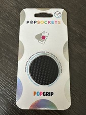 PopSockets PopGrip Knurled Texture Black Swappable Top Phone Grip  Stand