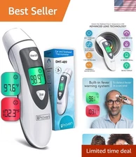 iProven Digital Thermometer for Adults: Fast 1-Second Readings, Fever Alarm