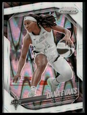2025 Panini Prizm WNBA #33 Dana Evans White Seismic Prizms (i20574)