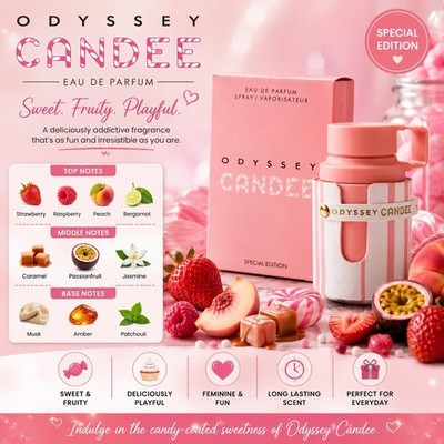 Odyssey Candee Eau de Parfum Spray 3.4 fl oz Regular Size Special Edition