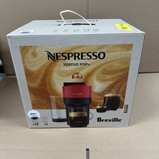 Nespresso Vertuo Pop+ BRAND NEW With PODS!!! CRISP! in Color CREAM WHITE!!