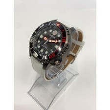 CITIZEN Quartz Analog Watch Leather Gray White BN0255-03E