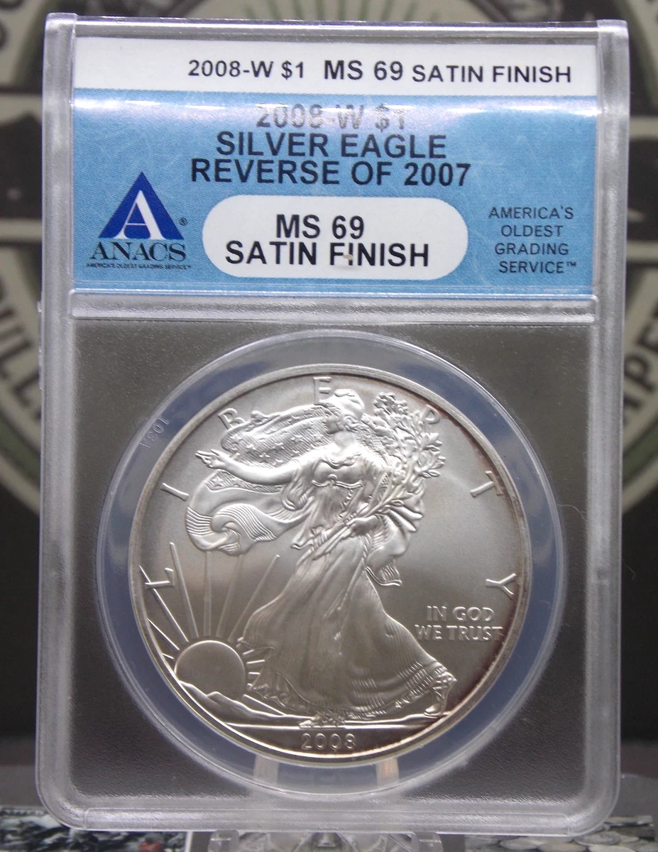 American Eagle MS 69 Graded 2008 Silver Bullion Coins for sale | eBay
