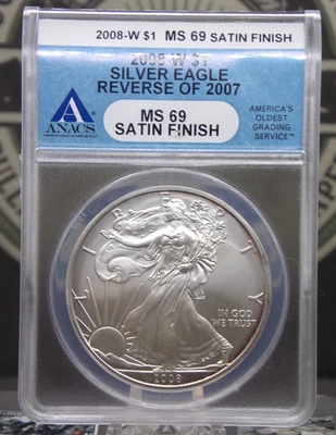 American Eagle ANACS 2008 Silver Bullion Coins for sale | eBay