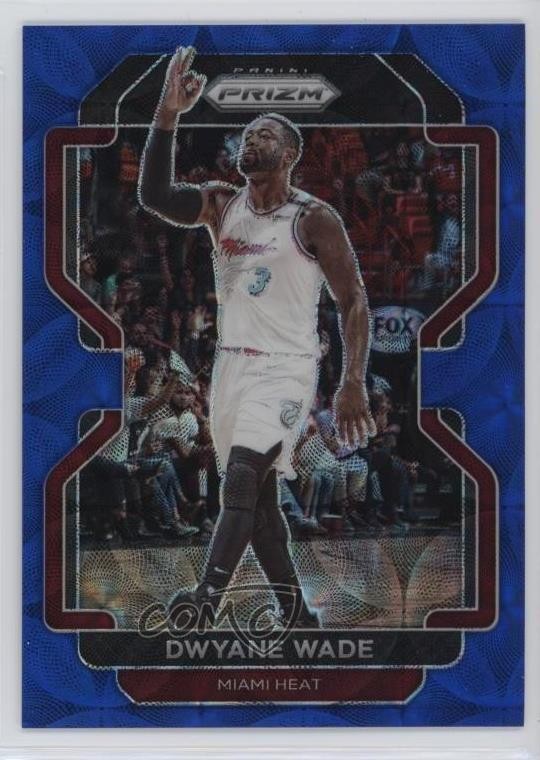 2021-22 Panini Prizm Choice Blue Prizm 24/39 Dwyane Wade #269 HOF 14mf