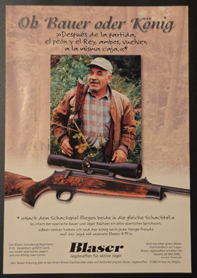 3. Blaser Hunting Guns Repeater R93 Rifle Advertising Advertising 1996
