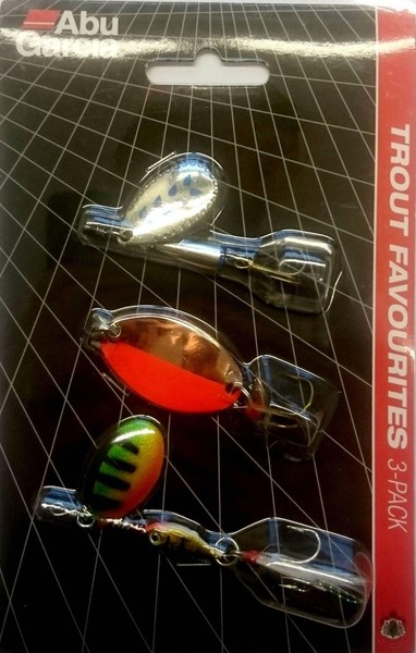 Abu Garcia Trout Favourites - 3 ForellenköDer, Forellenspinner, Spinner Angelset-image