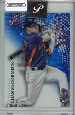 2022 Topps Pristine Chas Mccormick Encased Blue Refractor RC /75