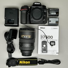 Nikon D7500 DSLR + 17-55mm f/2.8G Pro Lens | 128GB | Bag | Full Kit