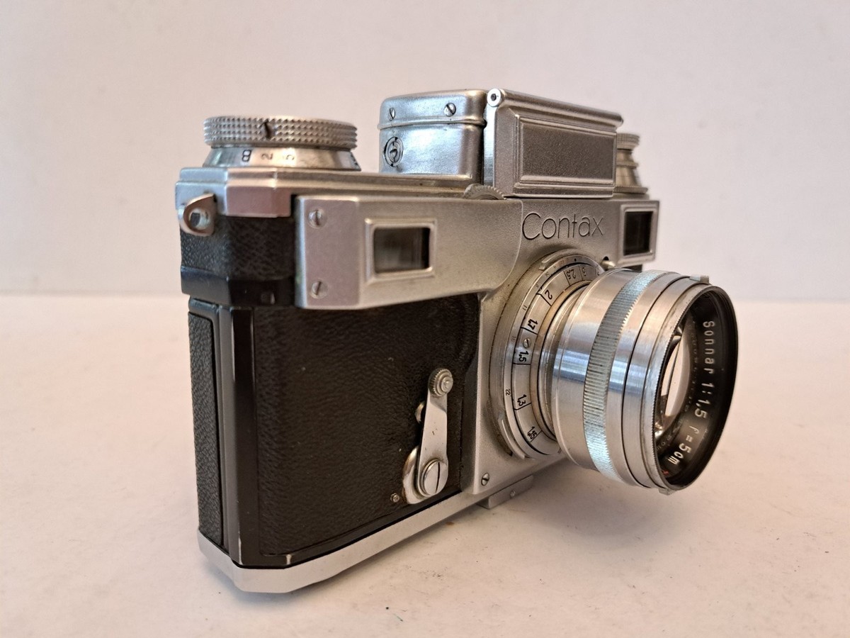 Zeiss Ikon Contax II 1936 35mm Rangefinder + Zeiss Sonnar Lens w
