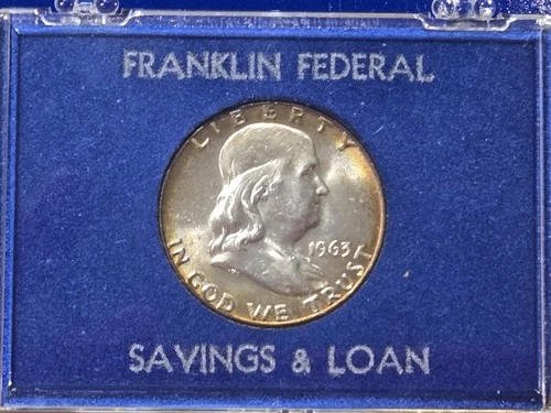 1963 - D Franklin Half Dollar – 90% Silver – Brilliant Uncirculated (BU)
