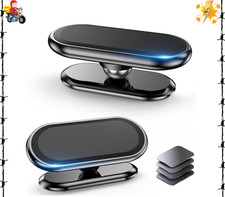 2-Pack Magnetic Phone Holder for Car, Super Strong Magnet 4 Metal Plate