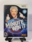Minute to Win It (Nintendo Wii, 2010) w/Man Tested