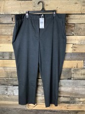Mango Women’s Gray Pinstripe Dress Trousers Size 20