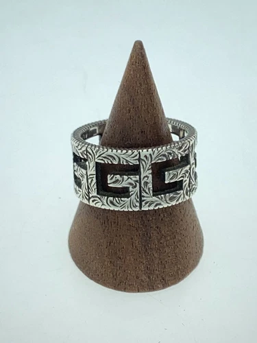 GUCCI Anello Quadrato G Ag925 Notazione n. uomo argento 19
