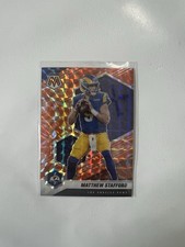 2021 Panini Mosaic - Matthew Stafford #116 Mosaic Reactive Orange Prizm