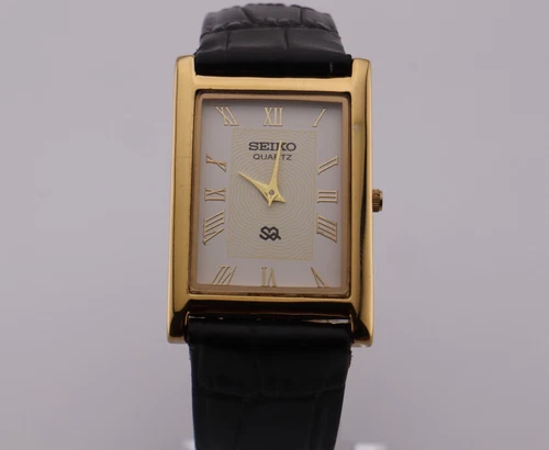 Vintage Seiko Slim Quartz Men's Wrist Watch - Comes With New Battery, New Strap