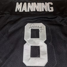 MITCHELL & NESS 1971 ARCHIE MANNING SAINTS JERSEY Sz 48 XL Signed Autographed
