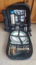 4 Person Backpack Rucksack Picnic hamper + Wine holder + Laptop storage
