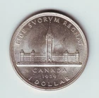 Canada Silver Dollar 1939