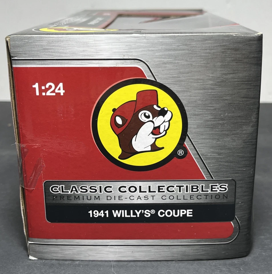 Buc-ees Classic Collectibles 1941 Willy's Coupe Car Premium Die Cast 1:24 NIB - Image 2 of 4