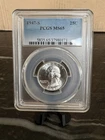1947-S Washington Silver Quarter 25c PCGS MS65