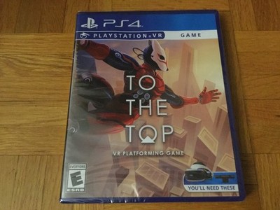 To The Top PS4 Sony PlayStation 4 Rare Limited Run Games PSVR VR Virtual Reality