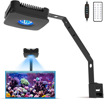 LED Aquarium Light Saltwater Aquarium Lamp 30W Full Spectrum with Remote Dimmabl