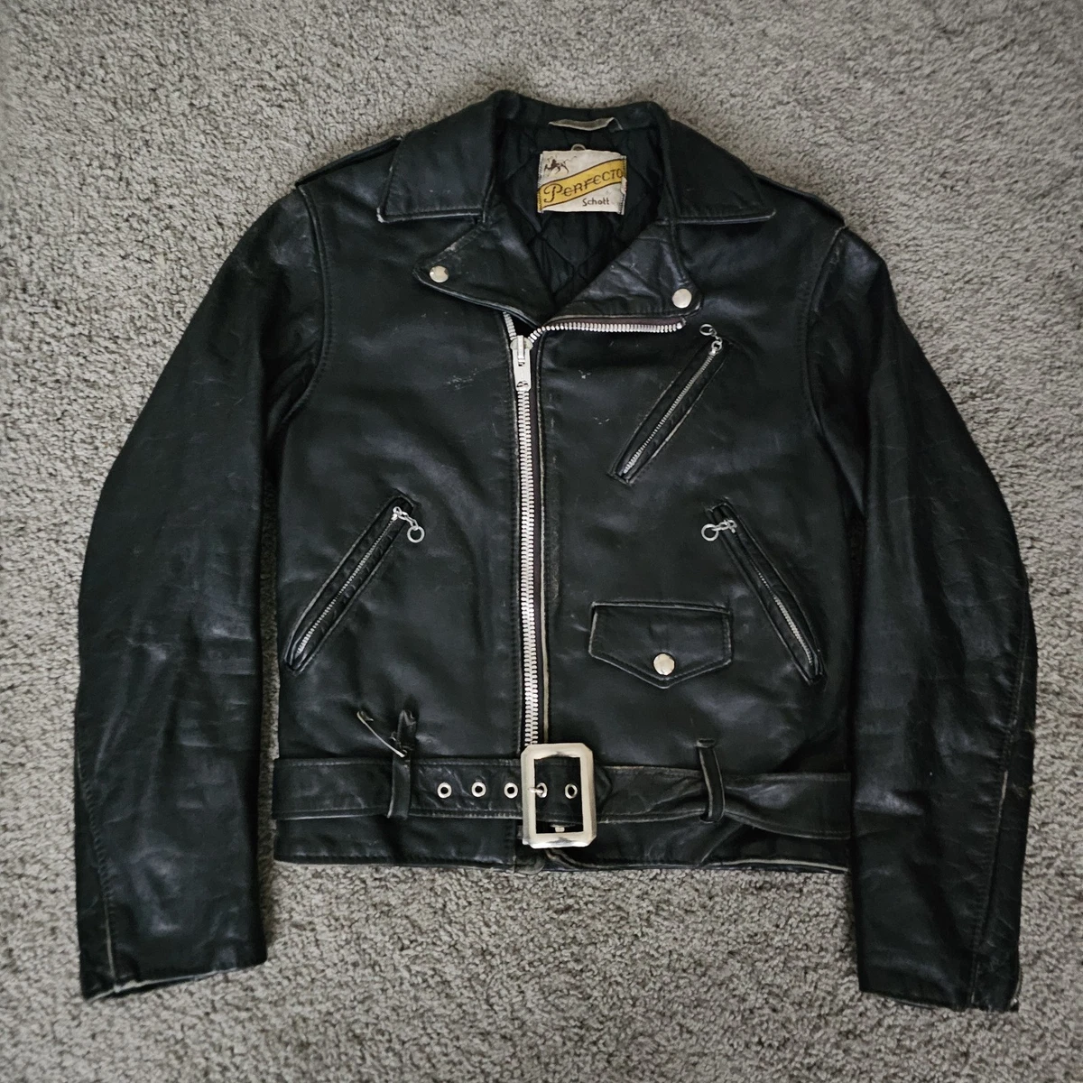 vintage schott motorcycle jacket products for sale | eBay
