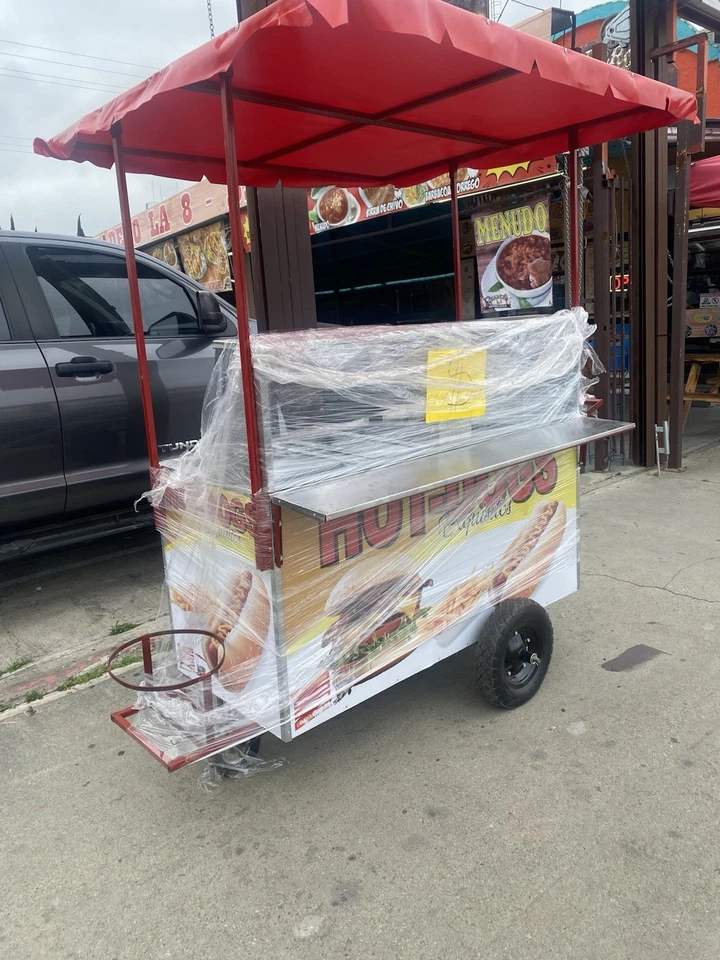 Hotdogs/Burgers Cart with Bun Warmer. Flat-Top Grill and Fryer for the Fries 🍟 - Image 3 of 4