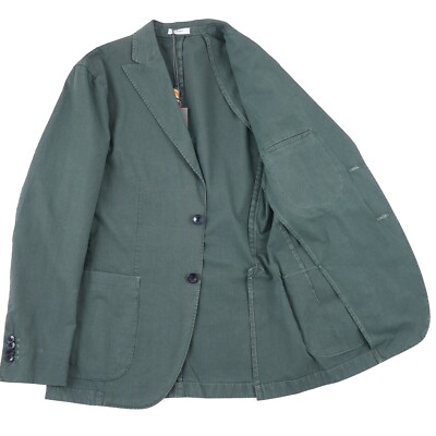 Boglioli Cotton and Silk 'K Jacket' Sport Coat with Peak Lapels