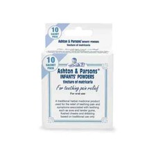 Teething Powder Ashton And Parsons 10 Sachets Infants, Natural Relief for Infant