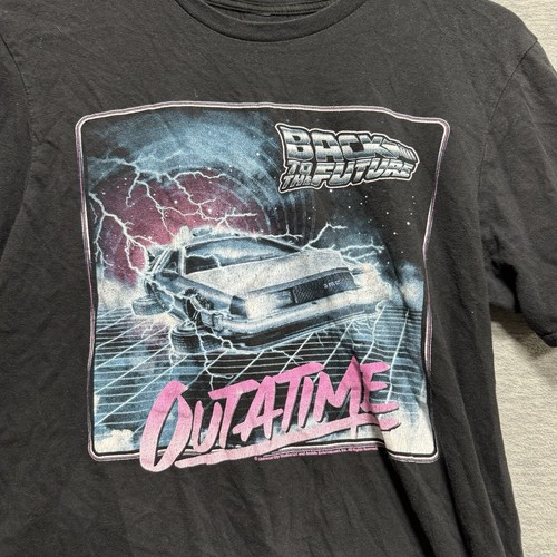 Vintage Back To The Future Outatime Mens Shirt Tee Official Product Size M - Picture 2 of 9