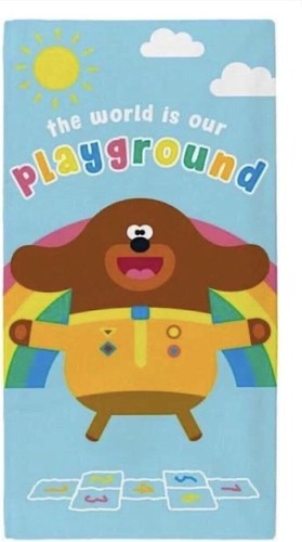 Hey Duggee Beach Towel Swimming Bath Cotton Towel - Picture 4 of 5