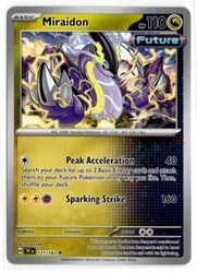 Miraidon 121/162 Temporal Forces Deck Exclusive Non-Holo Rare