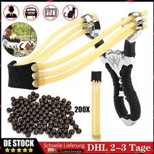PROFI STEINSCHLEUDER Zwille Sport Schleuder Slingshot Laserkatapult Wild Jagd DE
