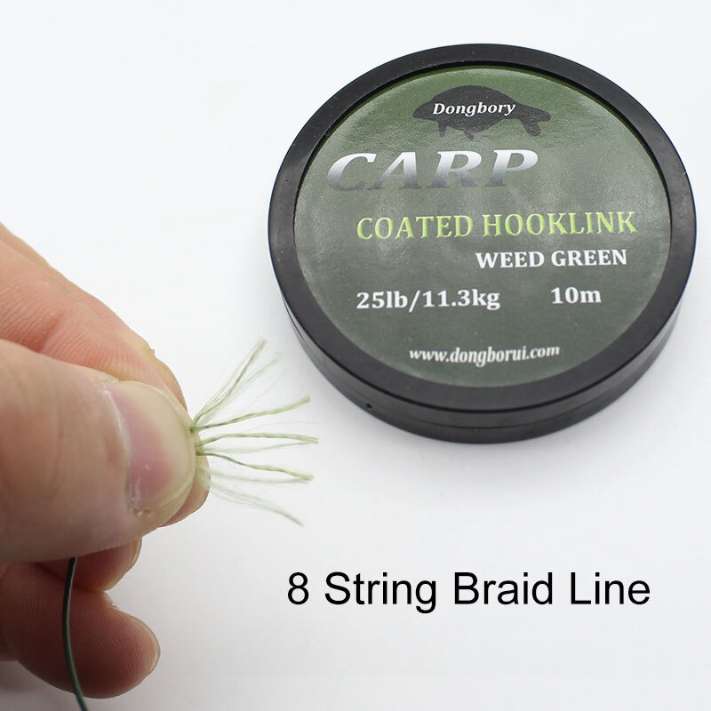10M Hooklink 15/25/35lb. Carp Coated Hook Link Braid. Carp Fishing Tackle eBay