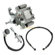 Rear Brake Master Cylinder Caliper & Hose Assy for Honda TRX450R TRX450ER 04-14