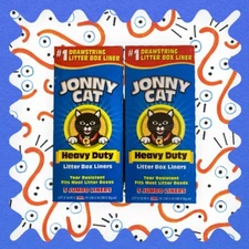 Jonny Cat Heavy Duty Litter Box Liners (2) Jumbo Tear Resistant