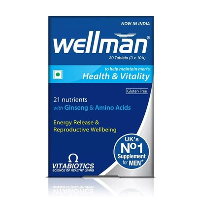 Multivitamin From Wellman For Daily Use Pack of 60 tablets free Shipping