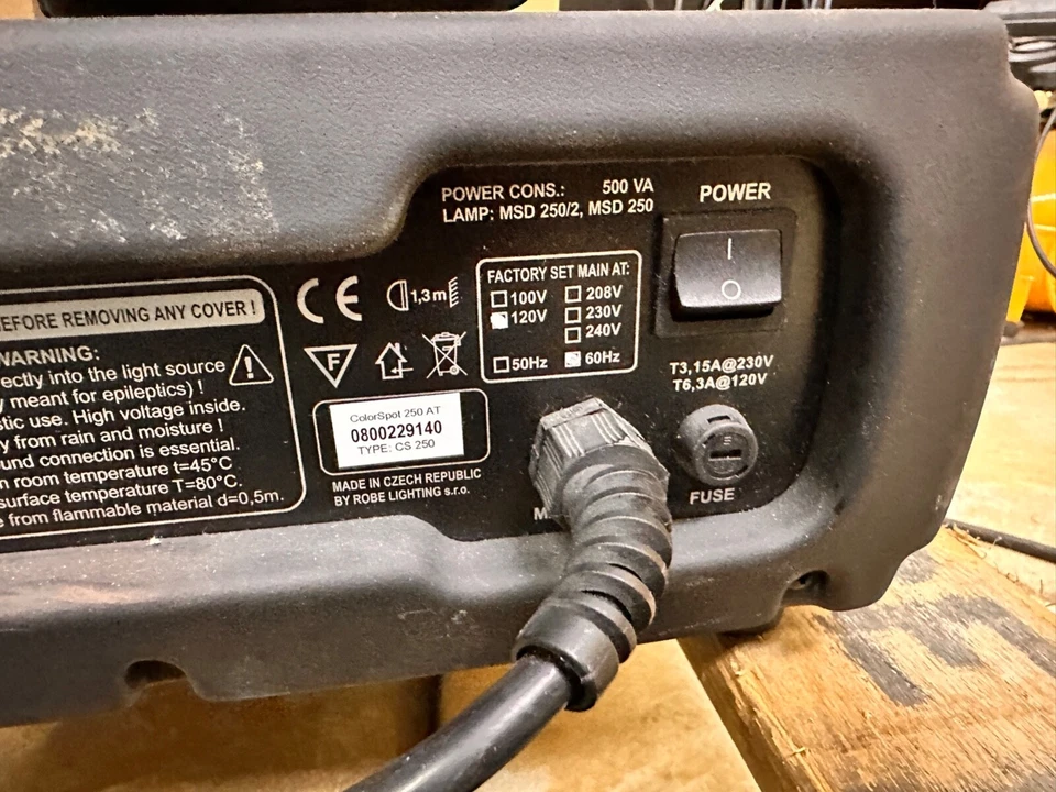 ROBE Colorspot 250 AT Rotating Gobo Color Robotic Light 230V - PARTS ONLY - Image 3 of 4