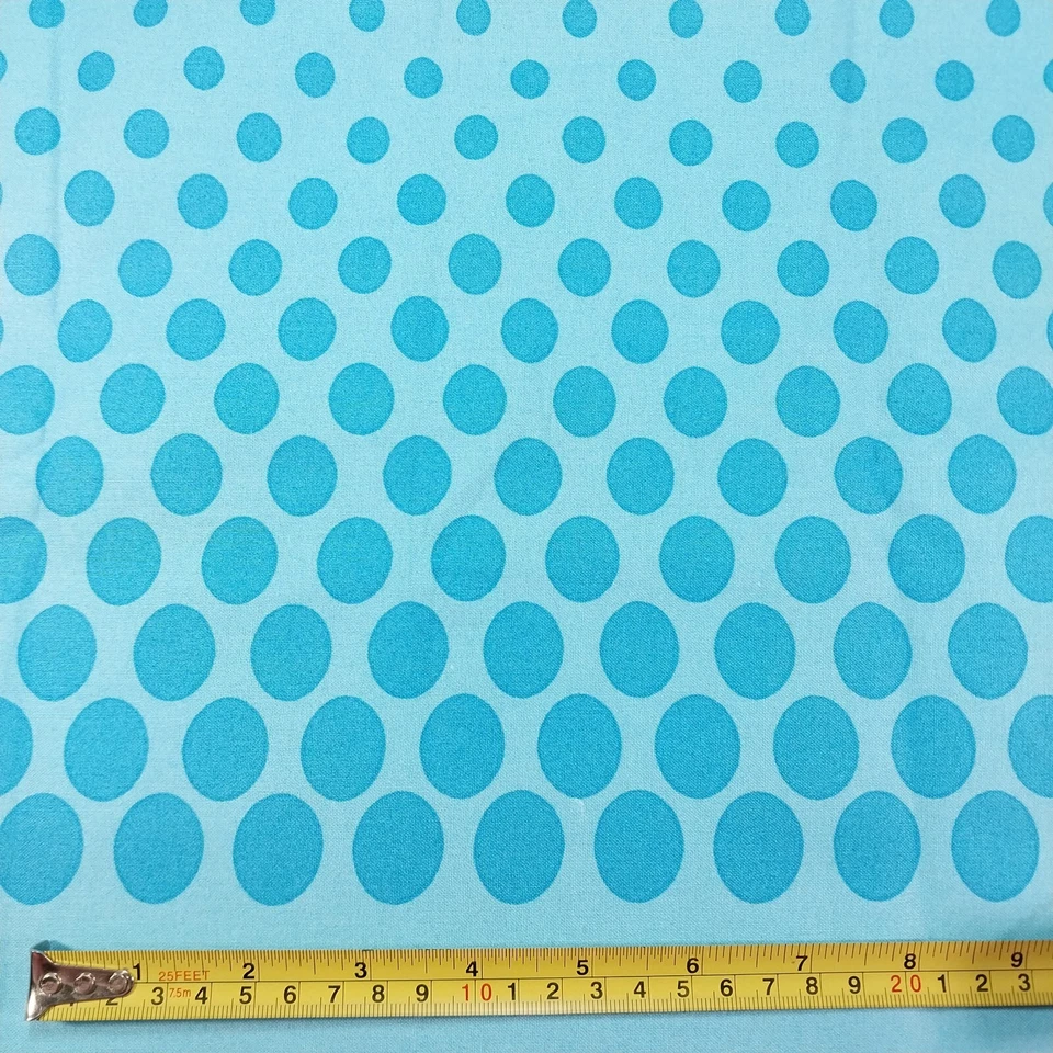 Telas Westminster 2+yardas Bellbottom #JP03 azul punto Amy rayas FreeSpirit 80" Foto 2 de 4