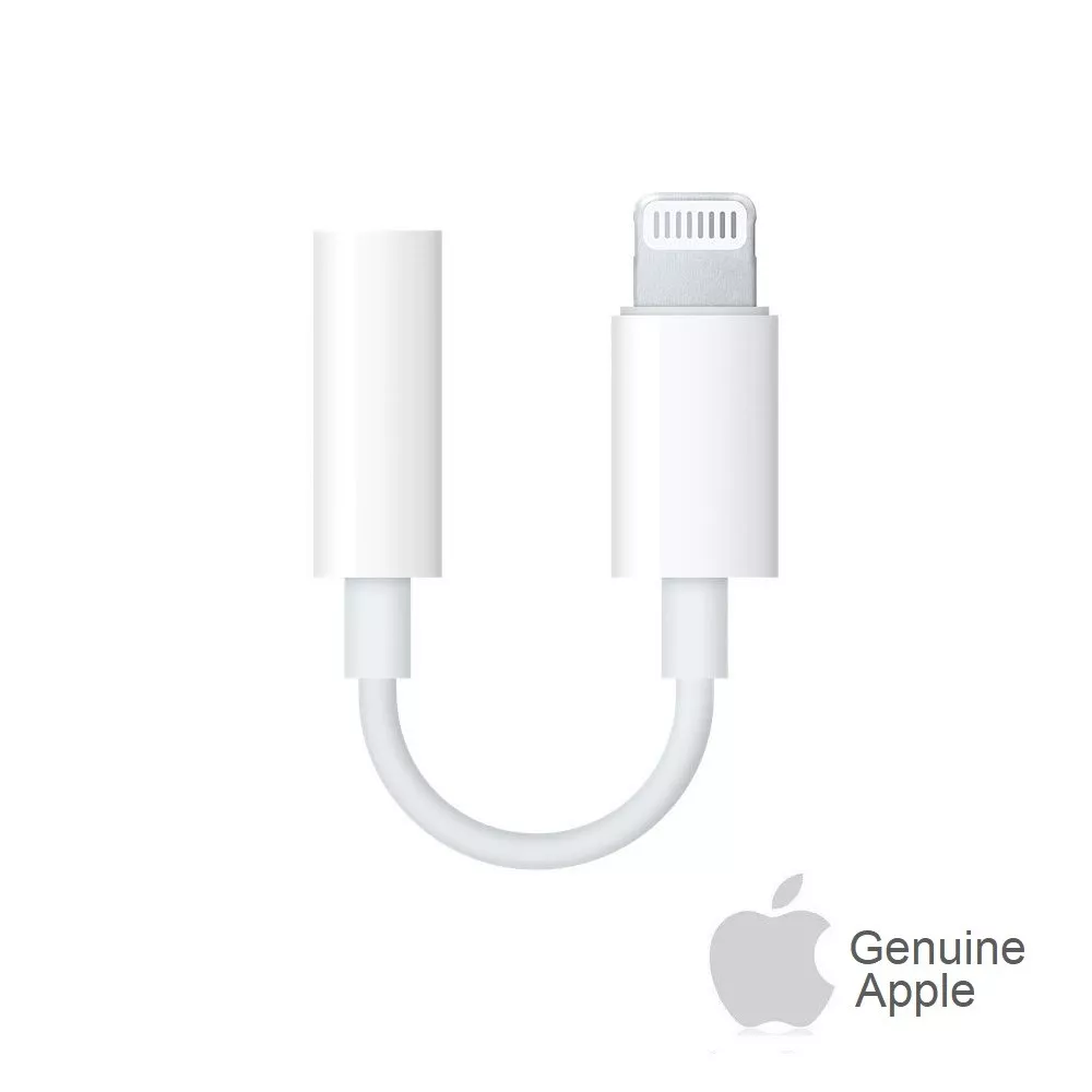 Apple Genuine Lightning to 3.5 mm Headphone Jack Adapter