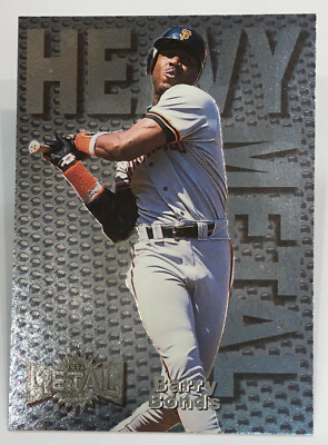 1996 Metal Universe - Heavy Metal - Barry Bonds - #2 - Giants - NrMt+