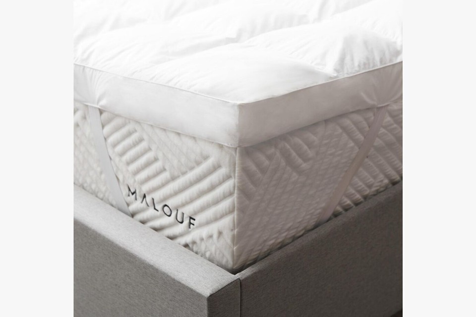 Malouf Fine Linens Isolus 3 Inch Down Alternative Mattress Topper