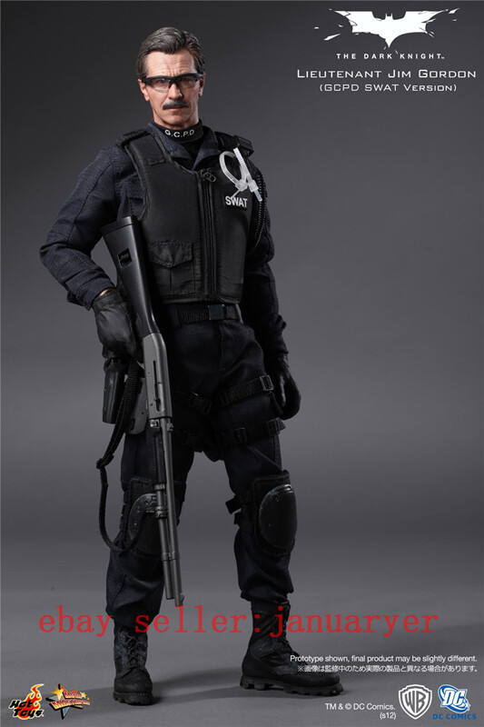 Hot Toys Lt. Jim Gordon フィギュア Perfect Hot Toys Mms182 1/6 The Dark Knight - Lt. Jim Gordon
